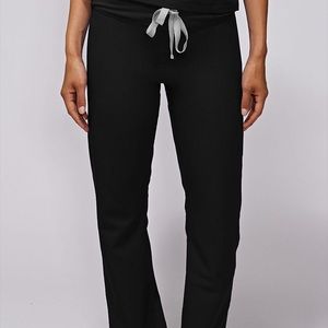 Figs kade black petite pants
